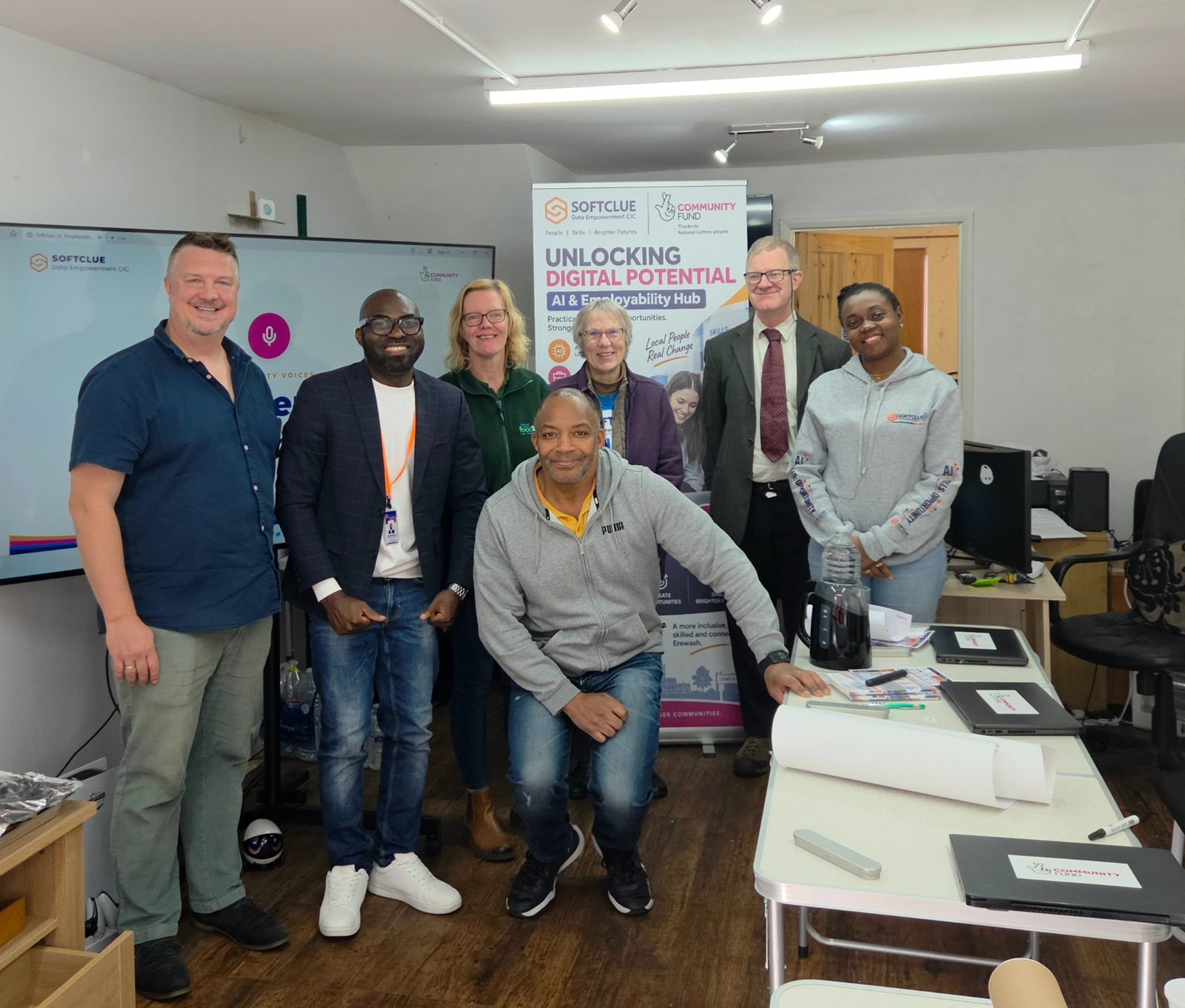Launch day with learners & guests