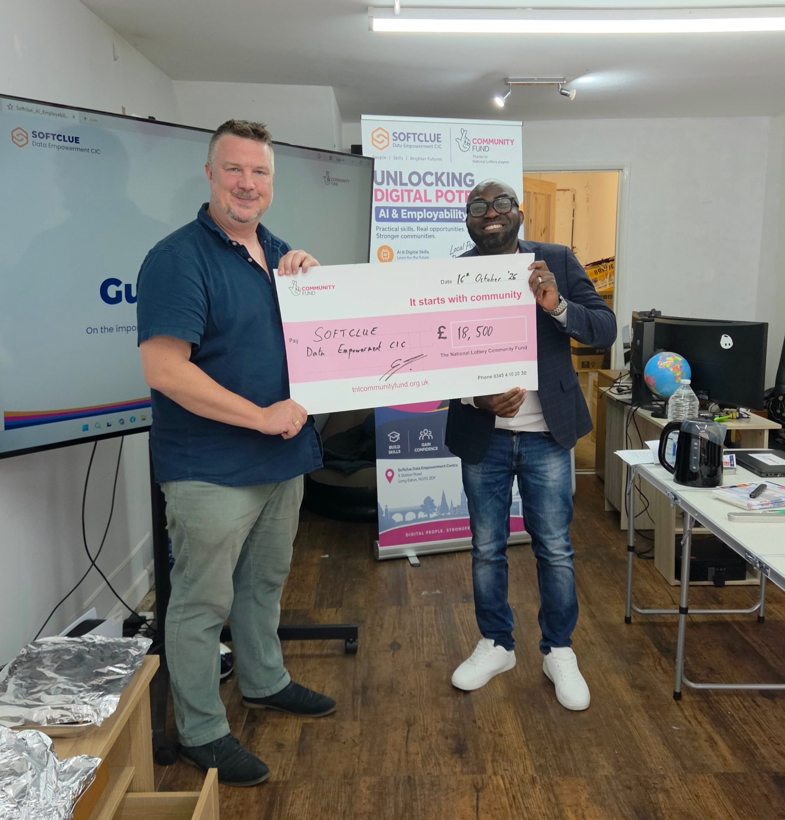 £18,500 award presented